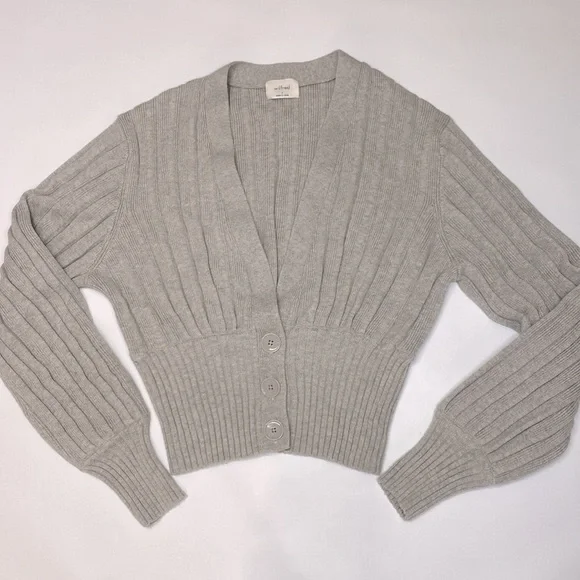 Aritzia Wilfred Plunge Front Cardigan - Picture 5 of 13
